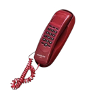 ELADL Tec Corded Land Line, Red - 104C
