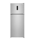 LG Refrigerator 401 Liter in Silver - GTF402SSAN | ثلاجة إل جي 401 لتر باللون فضي - GTF402SSAN