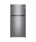 LG Refrigerator 415 Liter in Silver - GR-H802HMHL | ثلاجة إل جي 415 لتر باللون فضي - GR-H802HMHL