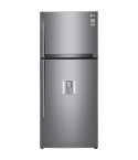 LG Refrigerator 509 Liter in Silver - GN-F722HLHL | ثلاجة إل جي 509 لتر باللون فضي - GN-F722HLHL