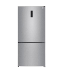 LG Refrigerator 588 Liter in Stainless Steel - GTF569PVAM | ثلاجة إل جي 588 لتر باللون استانلس ستيل - GTF569PVAM