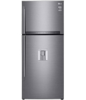 LG Refrigerator 592 Liter in Silver - GR-F822HLHM | ثلاجة إل جي 592 لتر باللون فضي - GR-F822HLHM