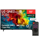 LG 55 Inch Smart TV , 4K UHD Mini LED Built-In Receiver, 55QNED84B6T