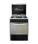 LONG LIFE Gas Cooker 55 cm in Stainless Steel | بوتاجاز لونج لايف 55 سم باللون ستانلس ستيل
