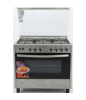 LONG LIFE Gas Cooker 80 cm in Stainless Steel | بوتاجاز لونج لايف 80 سم باللون ستانلس ستيل