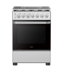 Midea Freestanding Gas Cooker 60 cm in Stainless Steel - MFO-MG24TE(SS)-VT | بوتاجاز قائم بذاته ميديا 60 سم باللون ستانلس ستيل - MFO-MG24TE(SS)-VT

