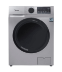 Midea Front Load Washing Machine 7 kg in Dark Silver - MFN09W70B/S | غسالة تحميل أمامي ميديا 7 كجم باللون فضي غامق - MFN09W70B/S