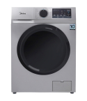 Midea Front Load Washing Machine 8 kg in Silver - MFN09W80B/S | غسالة تحميل أمامي ميديا 8 كجم باللون فضي - MFN09W80B/S