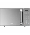 Midea Grill Microwave 28 Liter in Silver | ميكروويف ميديا بشواية 28 لتر باللون الفضي
