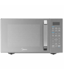 Midea Grill Microwave 32 Liter in Silver Mirror | ميكروويف ميديا بشواية 32 لتر سيلفر مراية