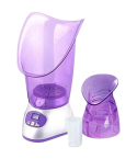 More Facial Steamer with Digital Display Ionic Deep Cleansing in White - MFS100D