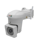 View Sound Wireless and Wired Security Camera, 1MP - White