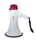 Unitex Megaphone 20 W in White and Red - HW-20USB | ميجافون يونيتكس 20 وات باللون أبيض وأحمر - HW-20USB