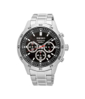 Seiko SKS519P1 Men's Water Resistant Chronograph Watch - Silver