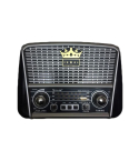 Golon RX-455 Classic Radio - Black