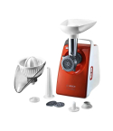 BOSCH CompactPower Meat Grinder, 1600 Watt, Orange White - MFW3630I