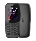 Nokia 106 17/19 4 MB 4 MB RAM Black 2G Feature Phone | نوكيا 106 17/19 4 ميجابايت رام 4 ميجابايت لون اسود شبكة 2G
