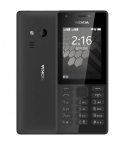 Nokia 216 16 MB 16 MB RAM Black 2G Feature Phone | نوكيا 216 16 ميجابايت رام 16 ميجابايت لون اسود شبكة 2G
