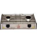 Noor Gas Hob 55 cm in Stainless Steel | مسطح غاز النور 55 سم باللون ستانلس ستيل