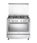Ocean Gas Cooker 90 cm in Stainless Steel - DKC90X5VIPROF | بوتاجاز اوشن 90 سم باللون ستانلس ستيل - DKC90X5VIPROF