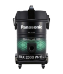 Panasonic Canister Vacuum Cleaner 2000W in Black & Green | مكنسة برميلية باناسونيك 2000 وات لون أسود × أخضر