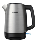 Philips Electric Kettle 1.7 Liter in Silver | غلاية كهربائية فيليبس 1.7 لتر باللون فضي