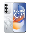 Realme C71 128 GB 4 GB RAM White 4G LTE Smartphone | ريلمي C71 128 جيجابايت رام 4 جيجابايت لون ابيض شبكة 4G LTE