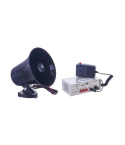 Unitex Horn Speaker 25 W in Black - HR-200 | سماعة هورن يونيتكس 25 وات باللون أسود - HR-200