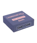 موزع 1x2 HDMI امبورت ار تي 2 بدقة UHD 4Kx2K 3D، عدد 2 مخرج - أسود