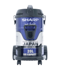 Sharp Canister Vacuum Cleaner 1800W in Blue | مكنسة برميلية شارب 1800 وات لون أزرق