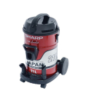 Sharp Canister Vacuum Cleaner 2100W in Red | مكنسة برميلية شارب 2100 وات لون أحمر
