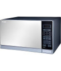 Sharp Grill Microwave 25 Liter in Silver | ميكروويف شارب بشواية 25 لتر باللون الفضي