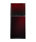 Sharp Refrigerator 450 Liter in Red Glass - SJ-GV58G-RD | ثلاجة شارب 450 لتر باللون زجاج أحمر - SJ-GV58G-RD