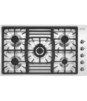 Smeg Built-in Gas Hob، 90 cm، 5 Burners in Stainless Steel - PGF95-4 | مسطح غاز بلت ان سميج، 90 سم باللون ستانلس ستيل - PGF95-4