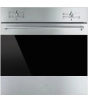 Smeg Built-in Gas Oven, 60 cm, 70 Liter, Gas Grill, Stainless Steel, SF6341GGX | سميج فرن غاز بلت ان، 60 سم، 70 لتر، شواية غاز، ستانلس ستيل، SF6341GGX