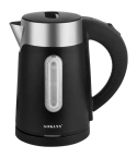 Sokany Electric Kettle 1 Liter in Black | غلاية كهربائية سوكاني 1 لتر باللون أسود