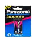 Panasonic Rechargeable Battery, 9V - Black