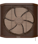 Tornado Bathroom Exhaust Fan 30 cm in Cream / Brown | شفاط حمام تورنيدو 30 سم باللون كريمي / بني