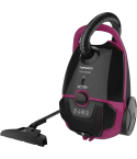 Tornado Canister Vacuum Cleaner 1600W in Black & Burgundy | مكنسة برميلية تورنيدو 1600 وات لون أسود × نبيتي