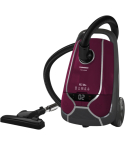Tornado Canister Vacuum Cleaner 2200W in Burgundy | مكنسة برميلية تورنيدو 2200 وات لون نبيتي