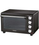 Tornado Countertop Electric Oven 46 Liter with Rotisserie in Black | فرن تورنيدو كهربائي 46 لتر بسيخ دوار باللون الأسود