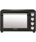 Tornado Countertop Electric Oven 55 Liter with Rotisserie in Black | فرن تورنيدو كهربائي 55 لتر بسيخ دوار باللون الأسود