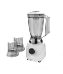 TORNADO Electric Blender 400 Watt 1.5 Liter 2 Mills White BL400/2-WHITE