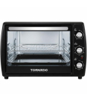 Tornado Electric Oven 45 Liter in Silver | فرن تورنادو كهربائي 45 لتر باللون السيلفر