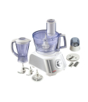 TORNADO Food Processor 1000 Watt 2 Liter Bowl 1.5 Liter Blender White FP-1000SG