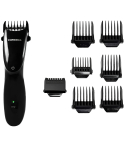 Tornado Hair and Beard Clipper 6 Adjustable Combs Titanium Blades in Black - TCP-61B | ماكينة حلاقة شعر ولحية تورنيدو 6 أمشاط قابلة للتعديل شفرات تيتانيوم باللون أسود - TCP-61B