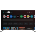 Tornado 55 Inch Smart TV ، 4K UHD LED Frameless Built-In Receiver، 55UA3400E in Black | شاشة تلفزيون سمارت تورنيدو ، مقاس 55 بوصة ، LED ، دقة 4K UHD ، بدون إطار ، بريسيفر داخلي ، موديل 55UA3400E باللون أسود