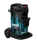 Toshiba Canister Vacuum Cleaner 2000W in Black | مكنسة برميلية توشيبا 2000 وات لون أسود