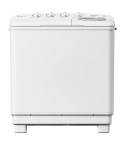 Toshiba Semi Automatic Washing Machine 12 kg in White - VH-Q130MEG | غسالة نصف أوتوماتيك توشيبا 12 كجم باللون أبيض - VH-Q130MEG