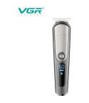 VGR Grooming Kit 5-in-1 IPX6 Washable 60 Min Runtime in silver and Black - V-105